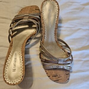 Naturalizer Women's Metallic Strappy Sandals